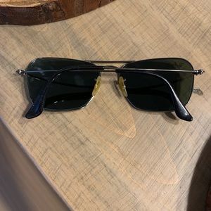Ray-Ban sunglasses with black lenses